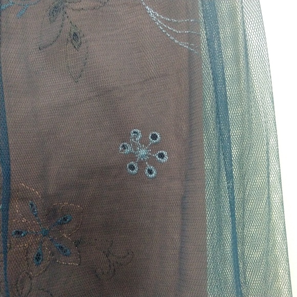 Young Essence Boho Tool Overlay Skirt Size Medium - Picture 5 of 8